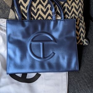 Cobalt Telfar Medium Shopper